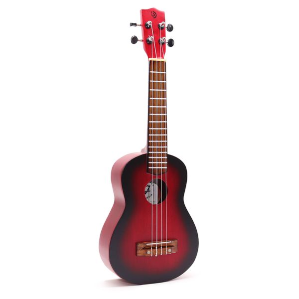 Ručně Vyráběné Ukulele - Naturální Sunburst Finish (4 Struny)