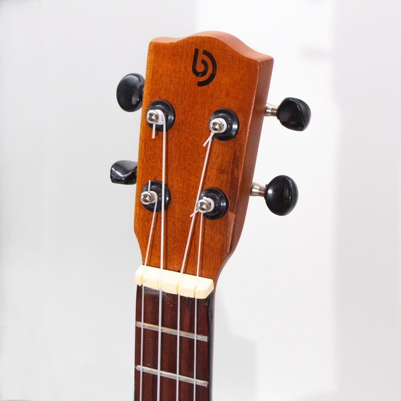 Ručně Vyráběné Ukulele - Oranžový Sunburst Finish (4 Struny)