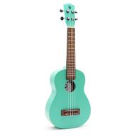 Ručně Vyráběné Ukulele - Tyrkysový Finish (4 Struny)