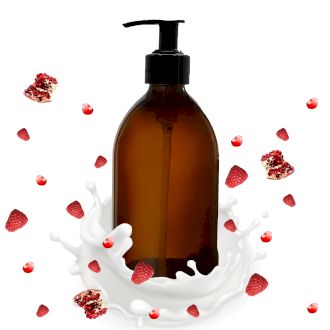 300ml Vonné Tělové Mléko bez Označení - Malina a Granátové Jablko