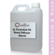 5L Směs Esenciálních Olejů do Třtinových Difuzérů - Geranium & Růže