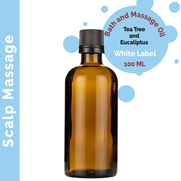 Masážní Olej - Pokožka Hlavy - 100 ml - Bez Etikety