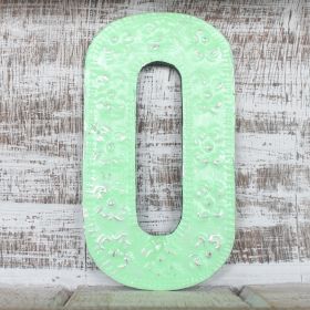 Číslo “0“ - Různé Barvy - 15cm