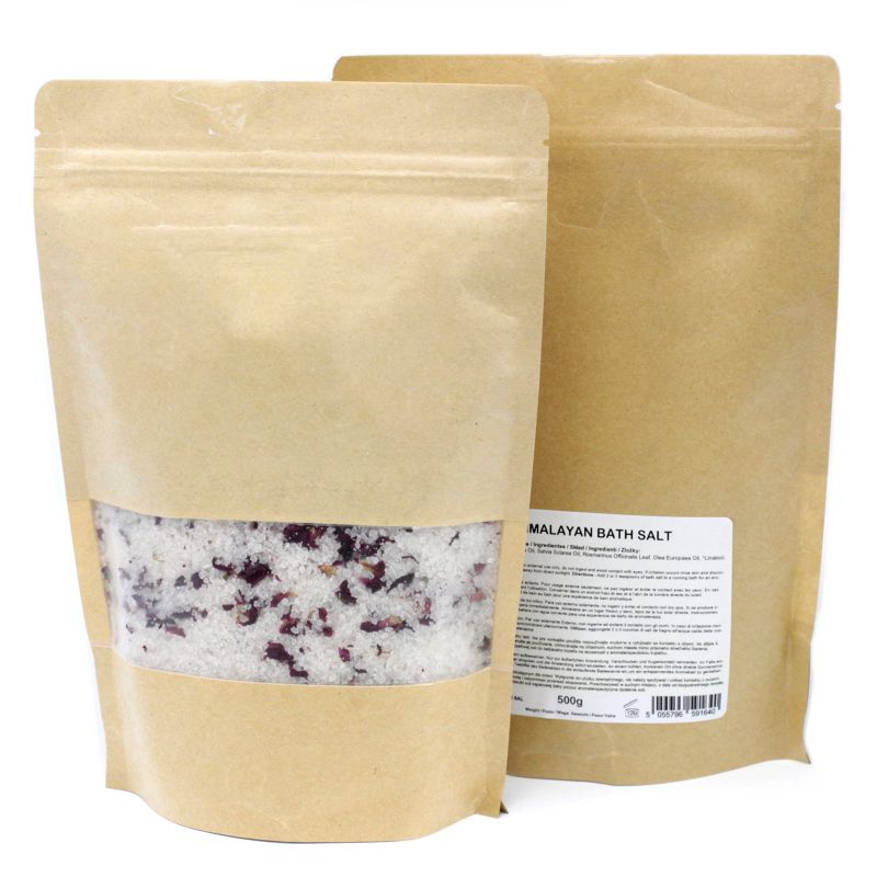 Směs Himalájské Koupelové Soli 500g - Smyslná - Bez Etikety
