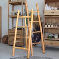 Střední Žebřík z Teakového Dřeva - 1.2m - Natural