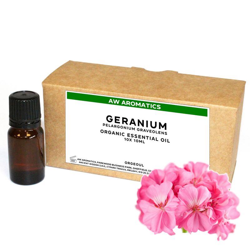Organický Esenciální Olej bez Etikety 10ml - Pelargónie
