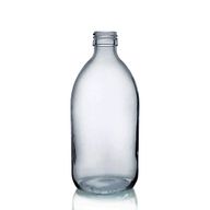 250ml Matná Skleněná Lékovka - Bez Uzávěru