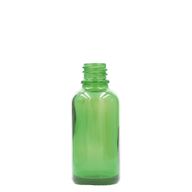 5ml Zelená Skleněná Lahvička - Bez Uzávěru