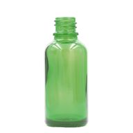 50ml Zelená Skleněná Lahvička - Bez Uzávěru