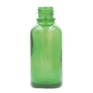 100ml Zelená Skleněná Lahvička - Bez Uzávěru