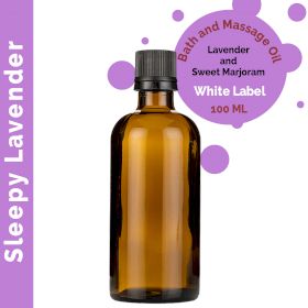 Masážní Olej - Levandule - 100 ml - Bez Etikety