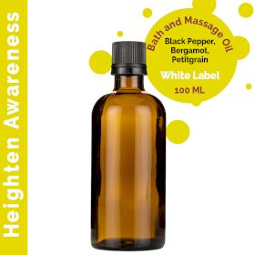 Masážní Olej - Zvýšení Povědomí - 100 ml - Bez Etikety