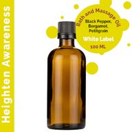 Masážní Olej - Zvýšení Povědomí - 100 ml - Bez Etikety