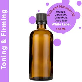 Masážní Olej - Tónovací a Zpevňovací - 100 ml - Bez Etikety