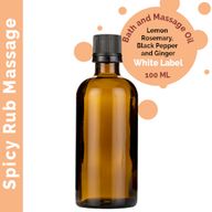 Masážní Olej - Kořenistá Směs - 100 ml - Bez Etikety