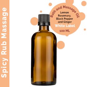 Masážní Olej - Kořenistá Směs - 100 ml - Bez Etikety
