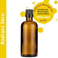 Masážní Olej - Santalové Dřevo - 100 ml - Bez Etikety
