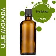 Avokádový Olej - 100 ml - Bez Etikety