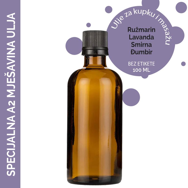 Masážní Olej - Speciál A2 Mix - 100 ml - Bez Etikety