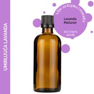 Masážní Olej - Levandule - 100 ml - Bez Etikety