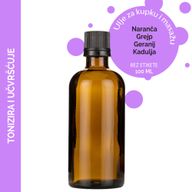 Masážní Olej - Tónovací a Zpevňovací - 100 ml - Bez Etikety