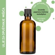 Masážní Olej na Uvolnění Svalů - 100 ml - Bez Etikety