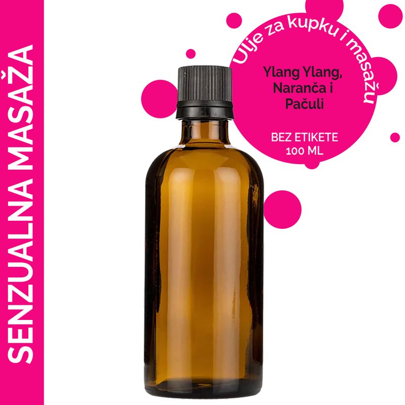Masážní Olej - Senzuální Směs - 100 ml - Bez Etikety