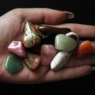 Velké Tromlované Kameny - Mix 500g