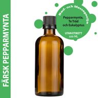 Masážní Olej - Svěží Máta - 100 ml - Bez Etikety