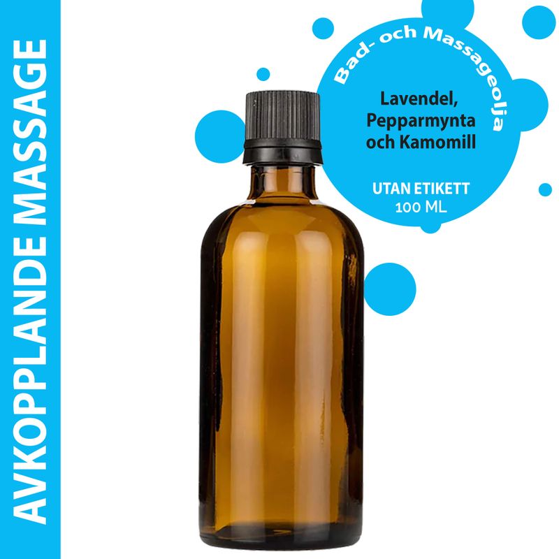 Masážní Olej - Relaxační Směs - 100 ml - Bez Etikety