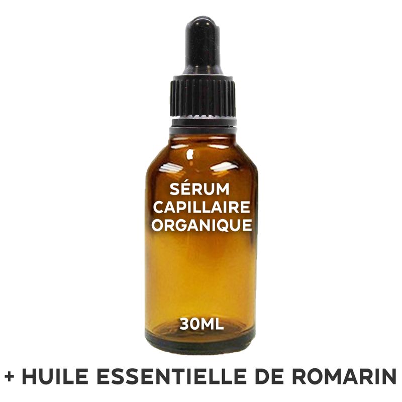 Organické Vlasové Sérum bez Etikety 30ml - Rozmarýn