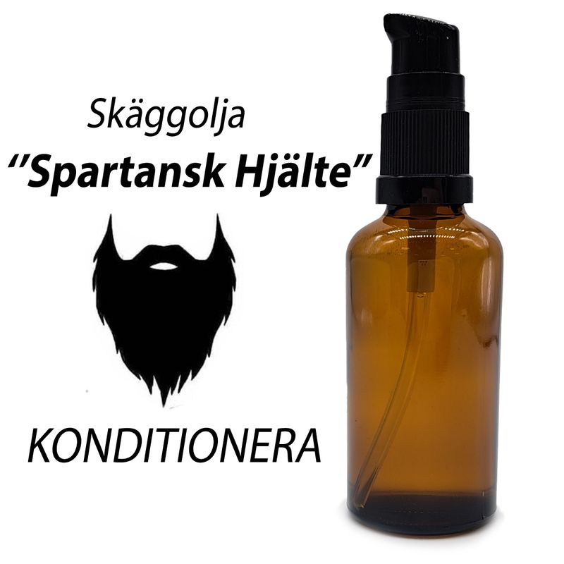 50ml Olej na Bradu - Sparťanský Hrdina - Bez Etikety