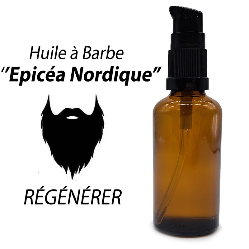 50ml Olej na Bradu - Severský Smrk - Bez Etikety
