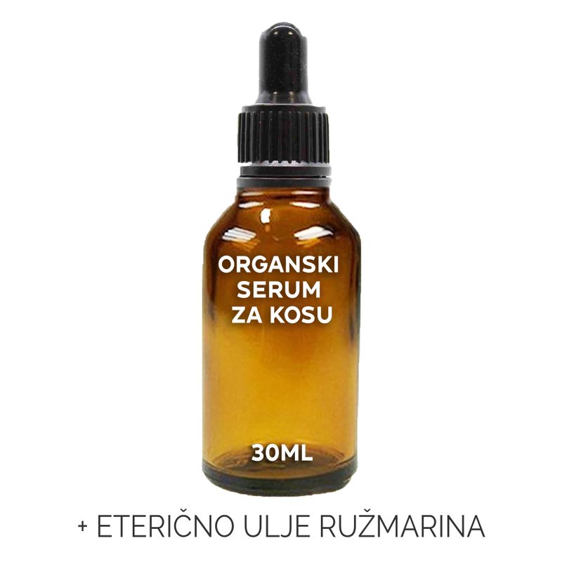 Organické Vlasové Sérum bez Etikety 30ml - Rozmarýn