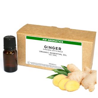 Organický Esenciální Olej bez Etikety 10ml - Zázvor