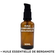 Organický Tělový Olej 50ml - Bergamot - Bez Etikety