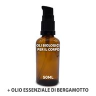 Organický Tělový Olej 50ml - Bergamot - Bez Etikety