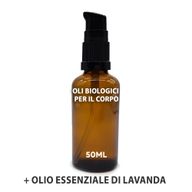 Organický Tělový Olej 50ml - Levandule - Bez Etikety