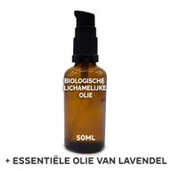 Organický Tělový Olej 50ml - Levandule - Bez Etikety