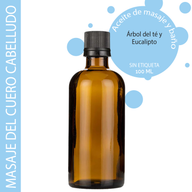 Masážní Olej - Pokožka Hlavy - 100 ml - Bez Etikety