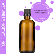 Masážní Olej - Tónovací a Zpevňovací - 100 ml - Bez Etikety