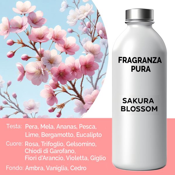500ml Čistý Vonný Olej - Květ Sakury