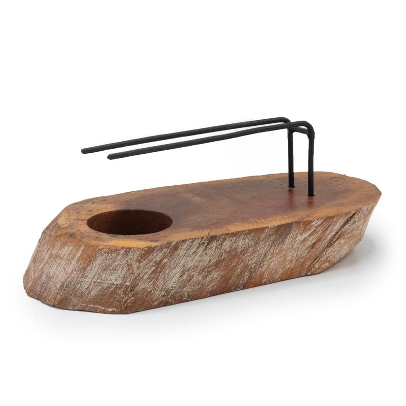 Stojan na Palo Santo - Bílé Vymývané Dřevo Gamal