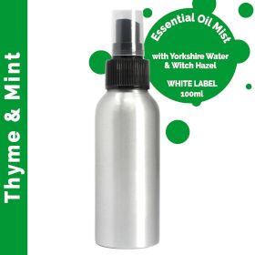 100ml Rozrašovač s Esenciálními Oleji - Tymián & Máta - bez Etikety