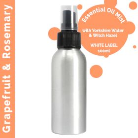 100ml Rozrašovač s Esenciálními Oleji - Graperfruit & Rozmarýn - bez Etikety