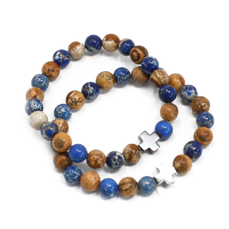 Startovací Balíček - 40 sad po 2 Náramky Přátelství z Drahých Kamenů