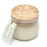 180g Sójová Svíčka v Uzavíratelné Sklenici - Dárkové Balení - Bílý Fík