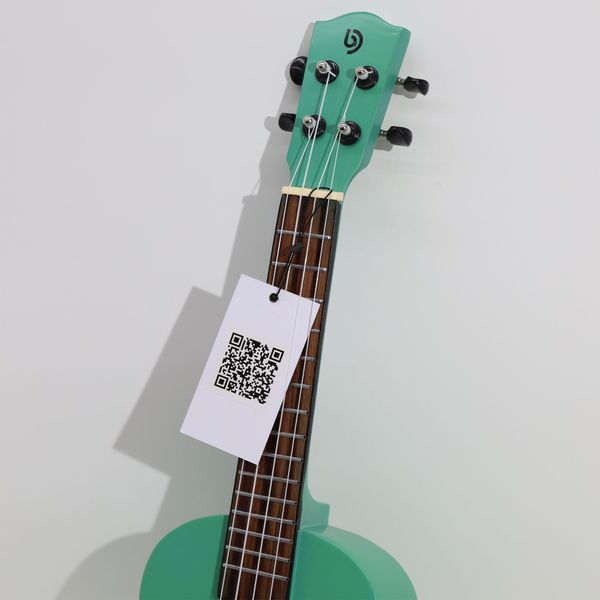 Ručně Vyráběné Ukulele - Tyrkysový Finish (4 Struny)