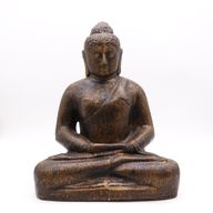 Střední Buddha - Klasický Antický Zlatý - 0.5m