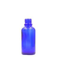 5ml Modrá Skleněná Lahvička - Bez Uzávěru
